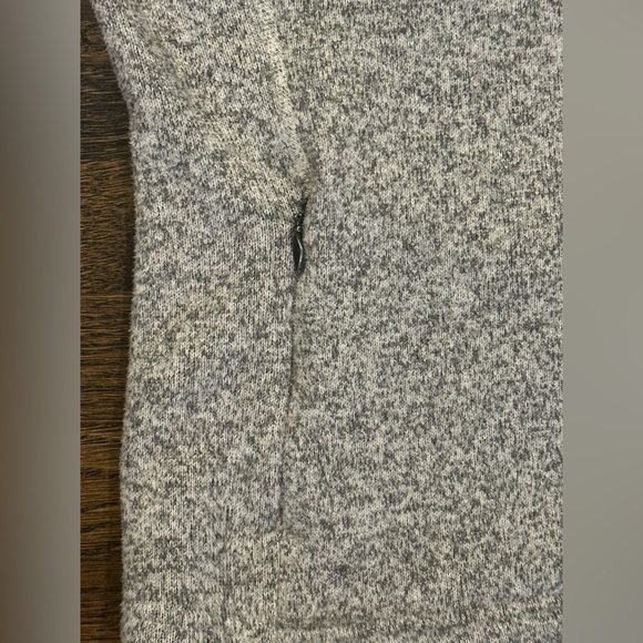 The North Face Hoodie M Gray Pullover 1/4 Zip Pockets Outdoors Winter Casual - Picture 3 of 8